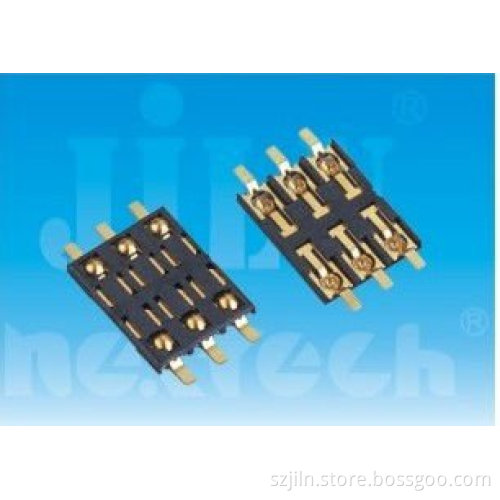 6 pin round socket staight &right angle sim card